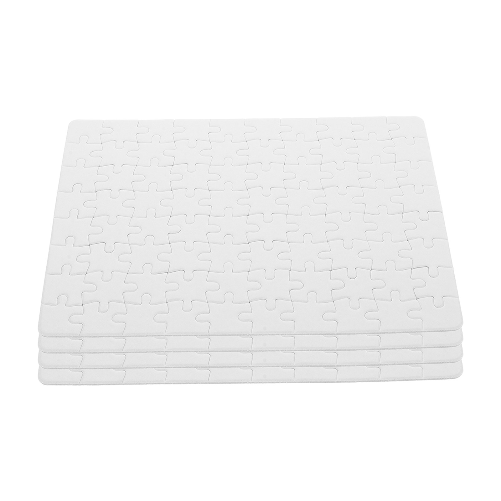 4 Lembar Puzzle Jigsaw Kosong  - Puzzle Blank White ulasan dan harga