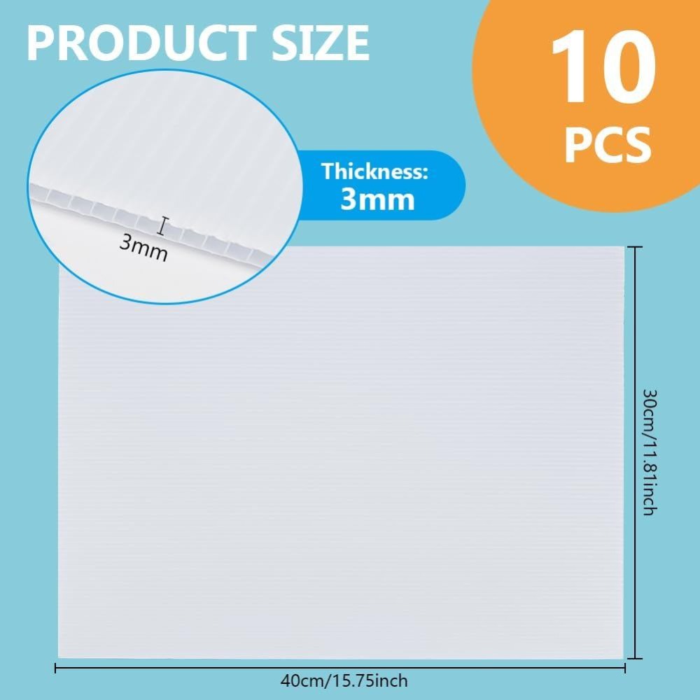 10 Lembar Papan Plastik Bergel - Door Mat Blank ulasan dan harga