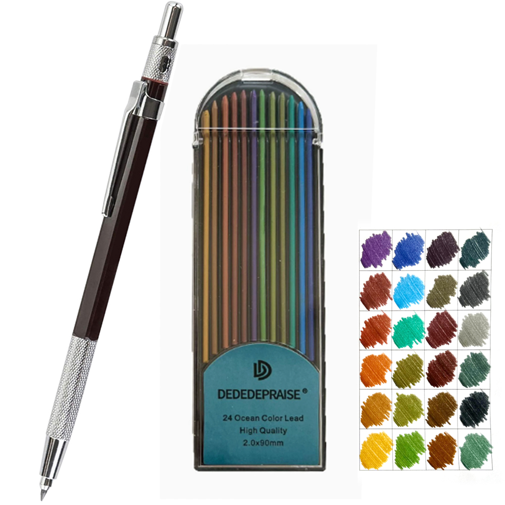Set Pensil Mekanik 2.0mm Gaya - Staedtler Pencil Lumocolor ulasan dan harga