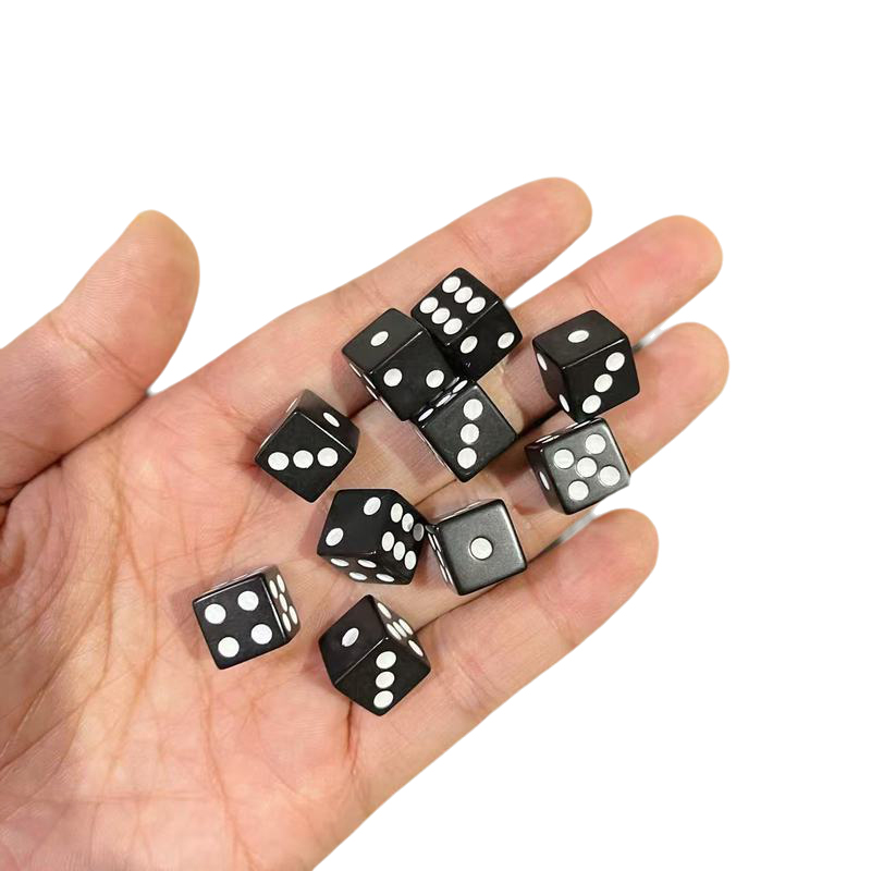 Grosir 1000pcs Dots Dadu 10mm  - Puzzle Blank White ulasan dan harga