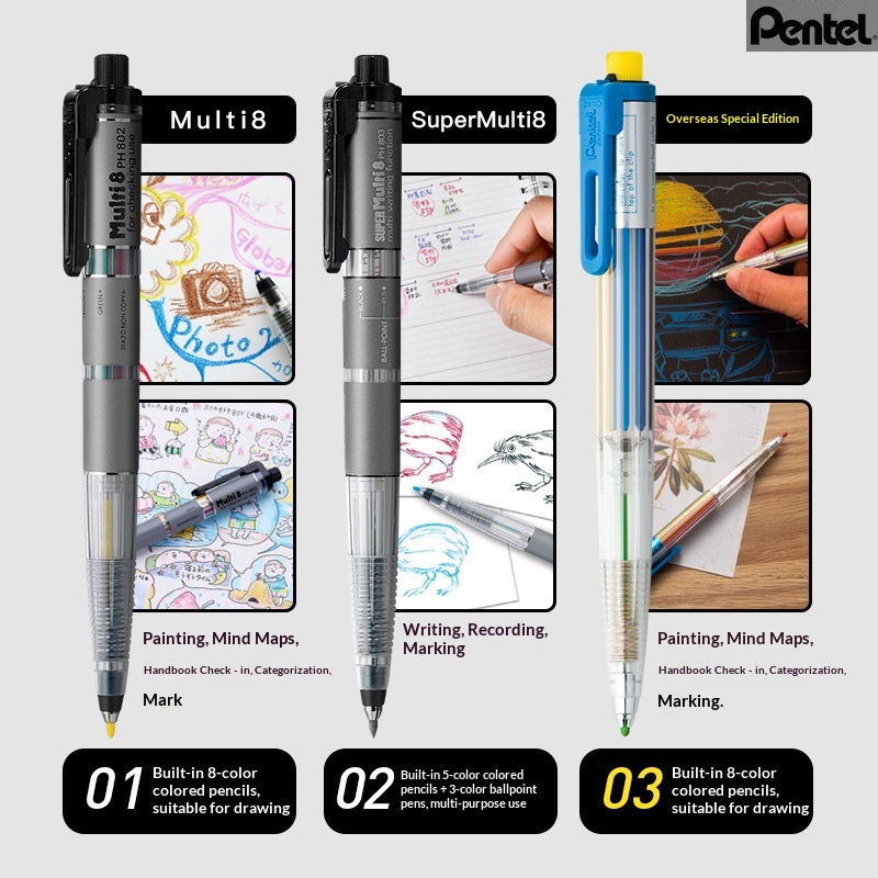 Pensil Mekanik Pentel Art Mult - Staedtler Pencil Lumocolor ulasan dan harga